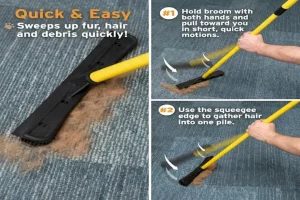 FURemover telescopic rubber broom